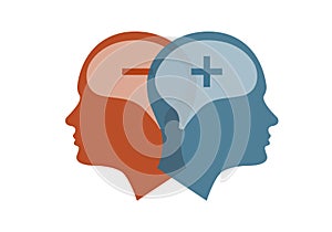 Head icon for bipolar disorder photo
