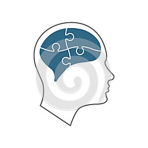 Head icon for mental health