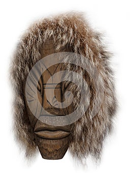 Head Idol of the aborigines of Kamchatka