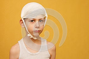 Head injury medical bandage