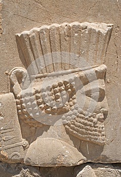 Head of king in Persepolis