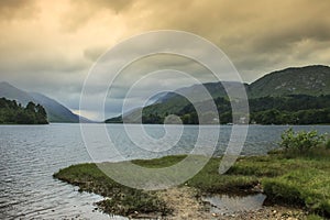 Head of Loch Shiel. Glenfinnan, Lochaber, Scotland.