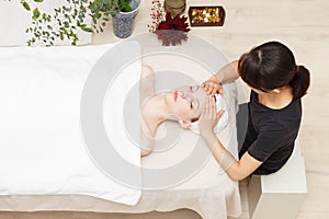 Head massage photo