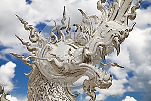 Head of Naga at Wat Rong Khun