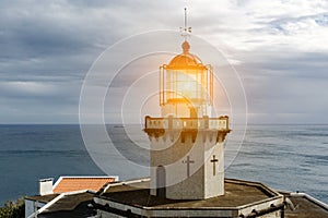 Head of old lighthouse