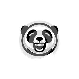 Head panda Vector Logo Design