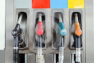 Head pump petro leum gasoline on station