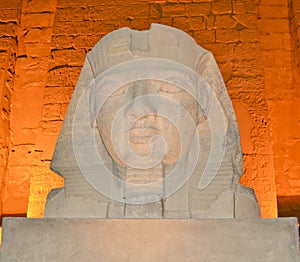 Head of Ramses II at Luxor Temple