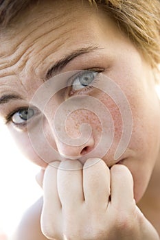 Head shot of woman