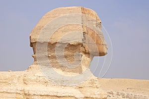 Head of Sphinx Giza Cairo Egypt Africa