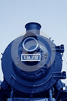 Head of steam locomotive