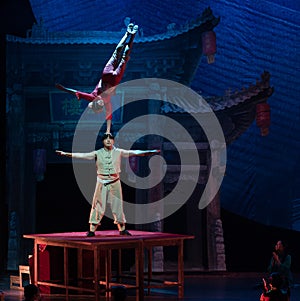 Head stunt-Acrobatic show Baixi Dream Night