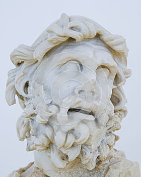 The head of Ulysses in Museo Archeologico Nazionale, Sperlonga.