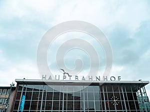 Head-on view of Cologne central Station