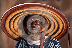 Head of Village, in Dogon village, Mali