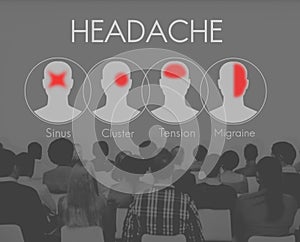 Headache Symptom Migraine Tension Cluster Concept