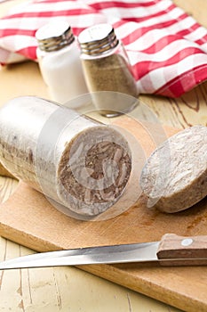 Headcheese sausage