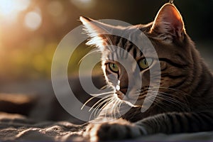 header design website cat web Banner simple template healthy grass portrait young curious sunny cute ray felino small leash animal photo
