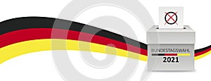 Header German Flag Bundestagswahl 2021