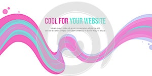 Header website abstract background design