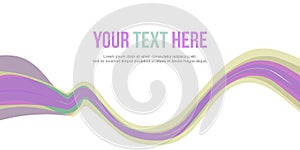 Header website abstract background wave design