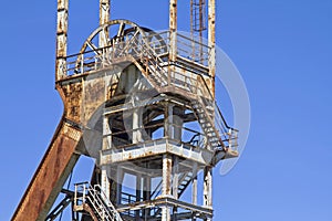 Headframe in Labin in Istria