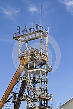 Headframe in Labin in Istria