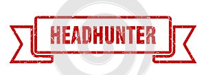 headhunter ribbon. headhunter grunge band sign.