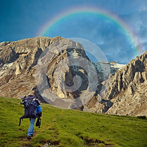 Heading towards the rainbow photo