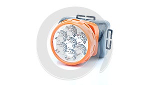 headlamp on isolated white background