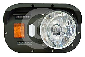 Headlamp of military armored vehicle