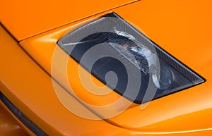 Headlamp orange Italian super car