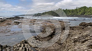 Headland between Botany Bay and Botanical Beach at Juan De Fuca Provincial Park, near Port Renfrew, British Columbia