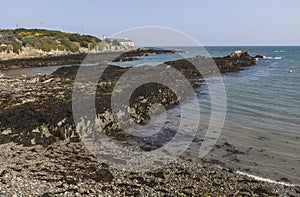 Headland at Bull Bay on Anglesey, Wales, UK.