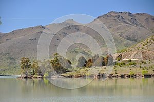 Headland on Lake Benmore