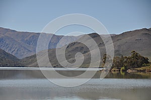 Headland on Lake Benmore