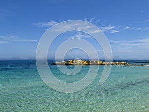 Headland in Monastir in Tunisia Africa