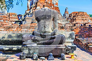 Headless buddha statue