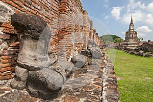 Headless Buddha statues at Wat Mahathat, Ayutthaya, Thailand