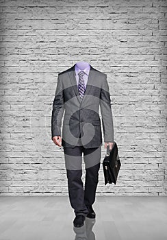 Headless businessman