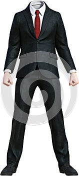 Headless Businessman, Business Suit, Isolated