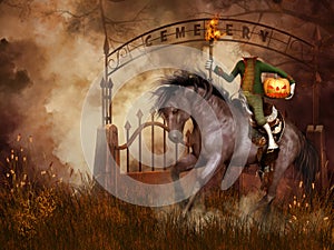 Headless horseman photo