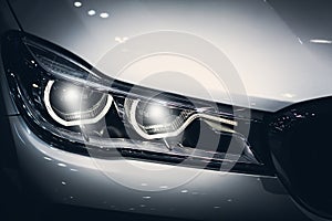 Headlight car Projector/LED of a modern luxury technology
