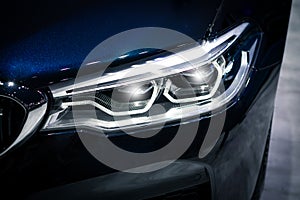 Headlight car Projector/LED of a modern luxury technology