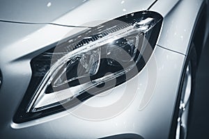 Headlight car Projector/LED of a modern luxury technology