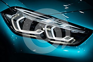 Car headlight lamp of new modern car
