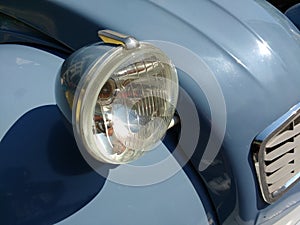Headlight of an Old CitroÃ«n Car