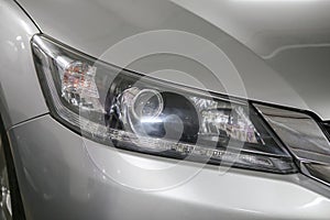 Headlight of Sedan Car