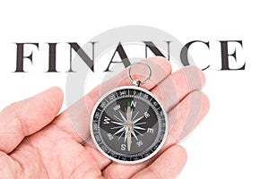 Headline finance and Compass photo