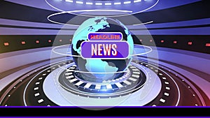 Headline News Intro Animation Video Template